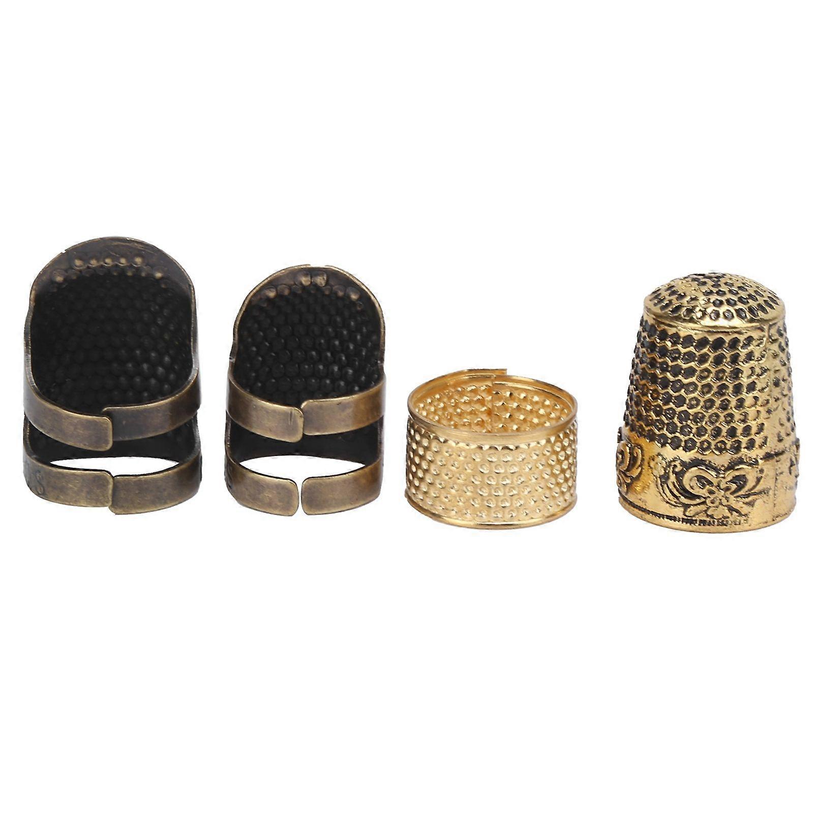 2025 Latest Model  Thimble NonSlip Adjustable Brass Finger Protector with