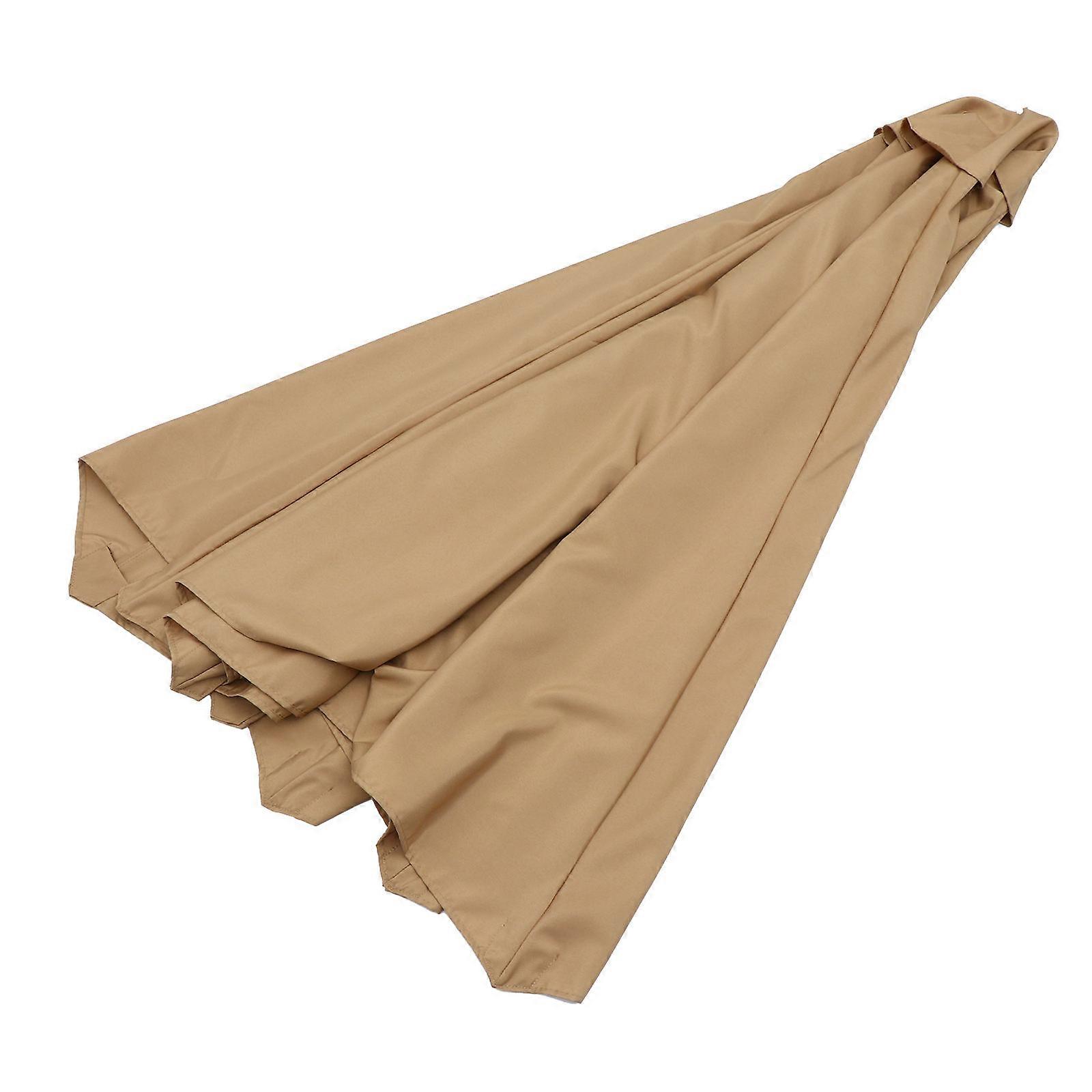 布艺遮阳伞套遮阳伞套户外活动卡其色 300X300cm 普通用户 1 件
