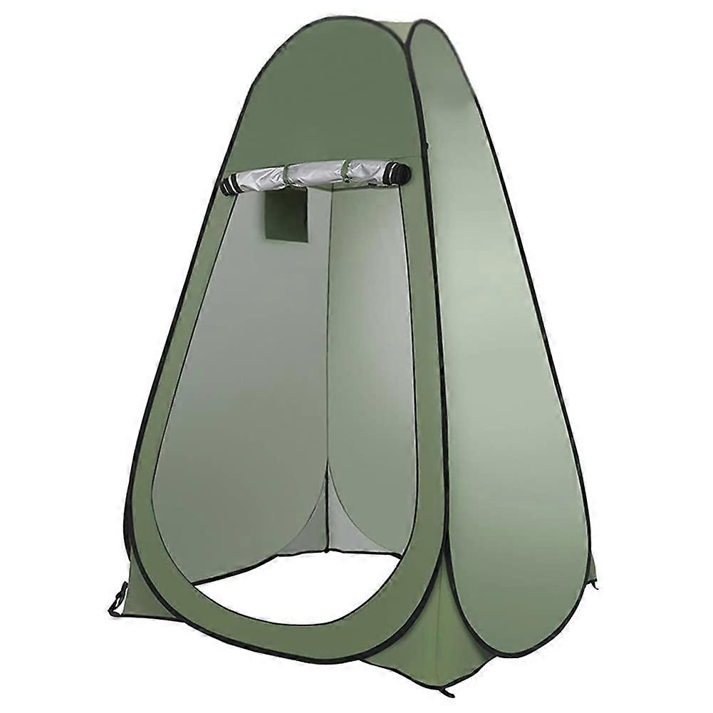 Camping Shower Tent Privacy Toilet Tent Beach Changing (Green 120x120x190 cm)