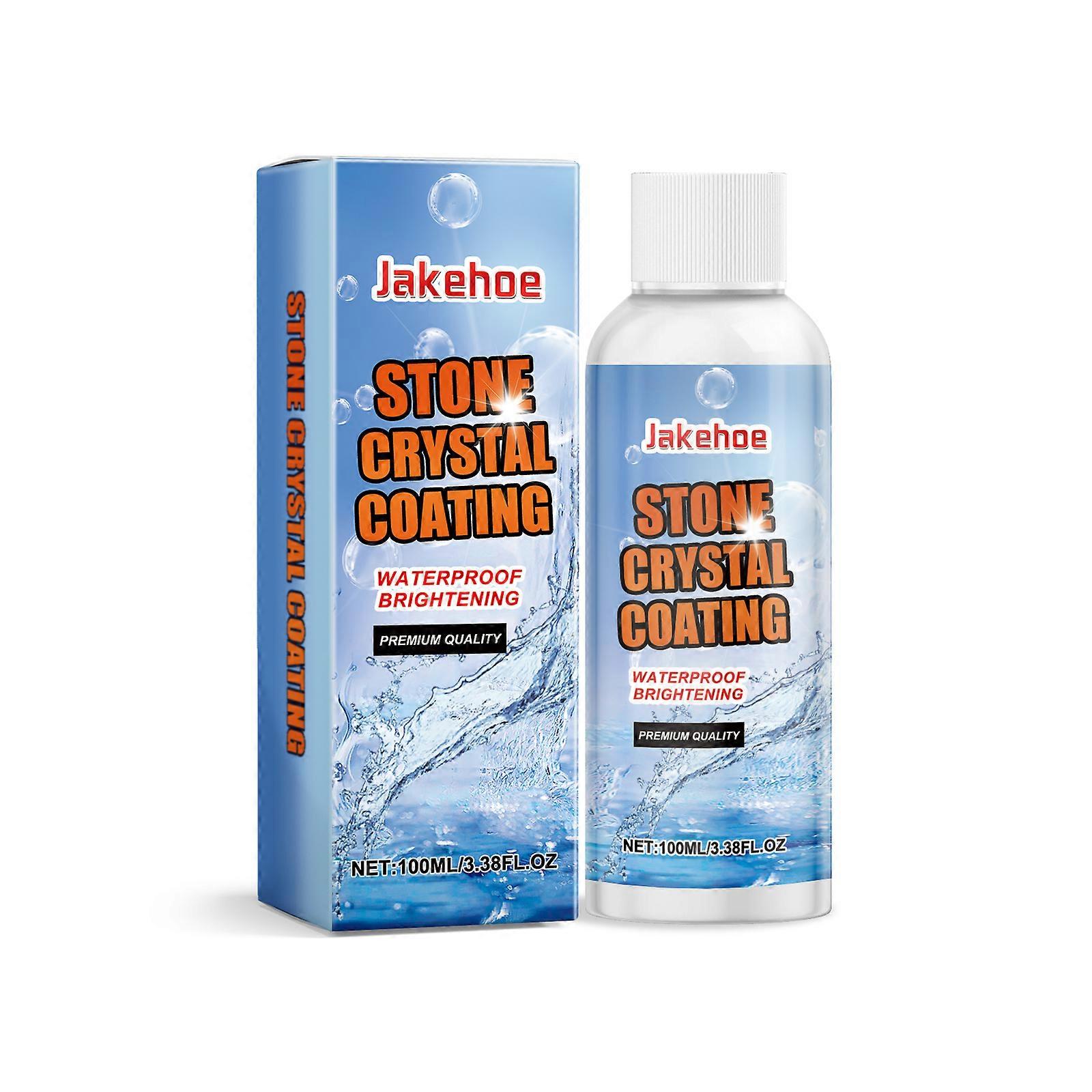 Stone Gloss Crystal Plating Agent for Quartz Tile Countertops - Scratch & Stain Cleaner, 100ml