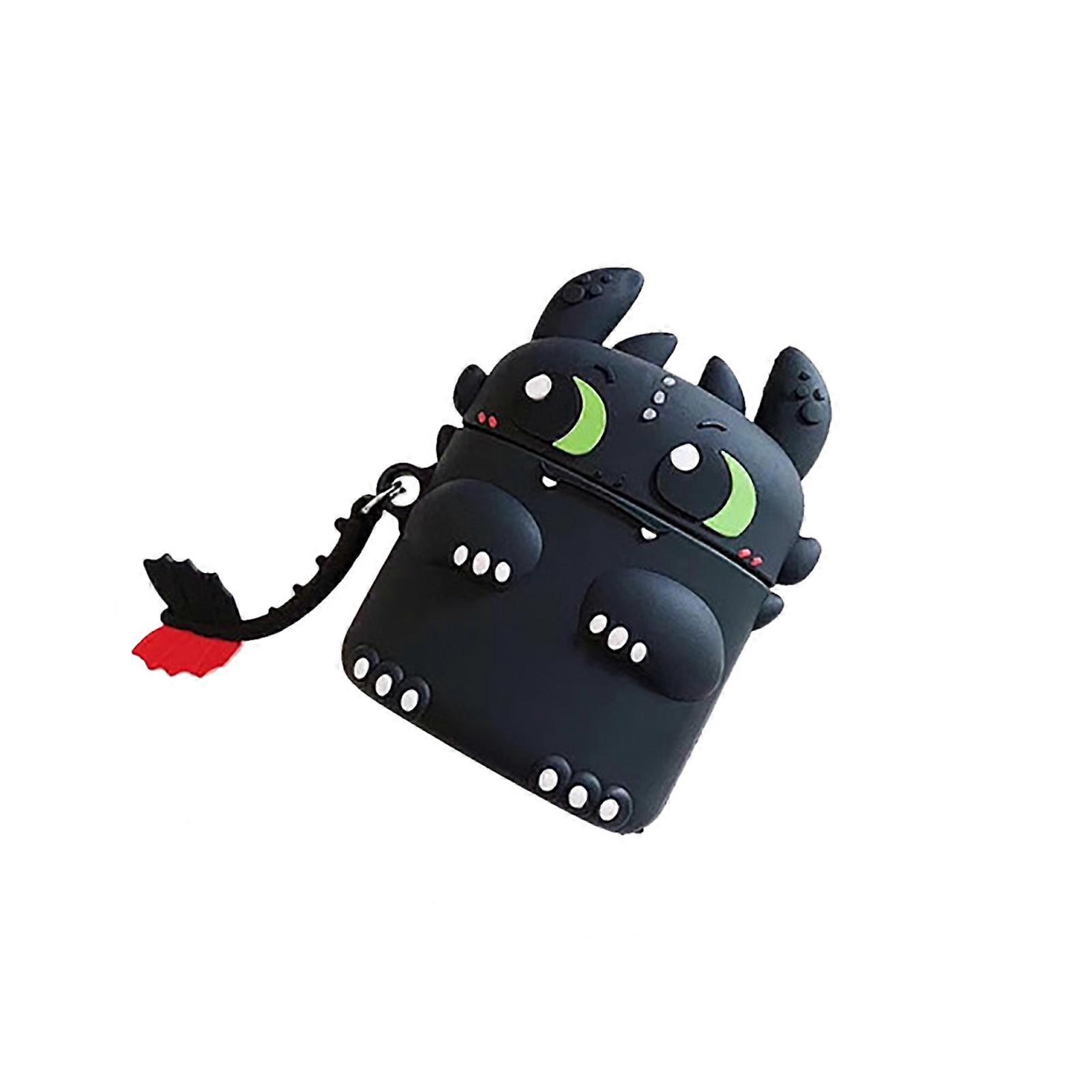 Bluetooth Drop Resistant Cartoon Earphone Protective Silicone Case with Dust Cover for IOS Earbuds