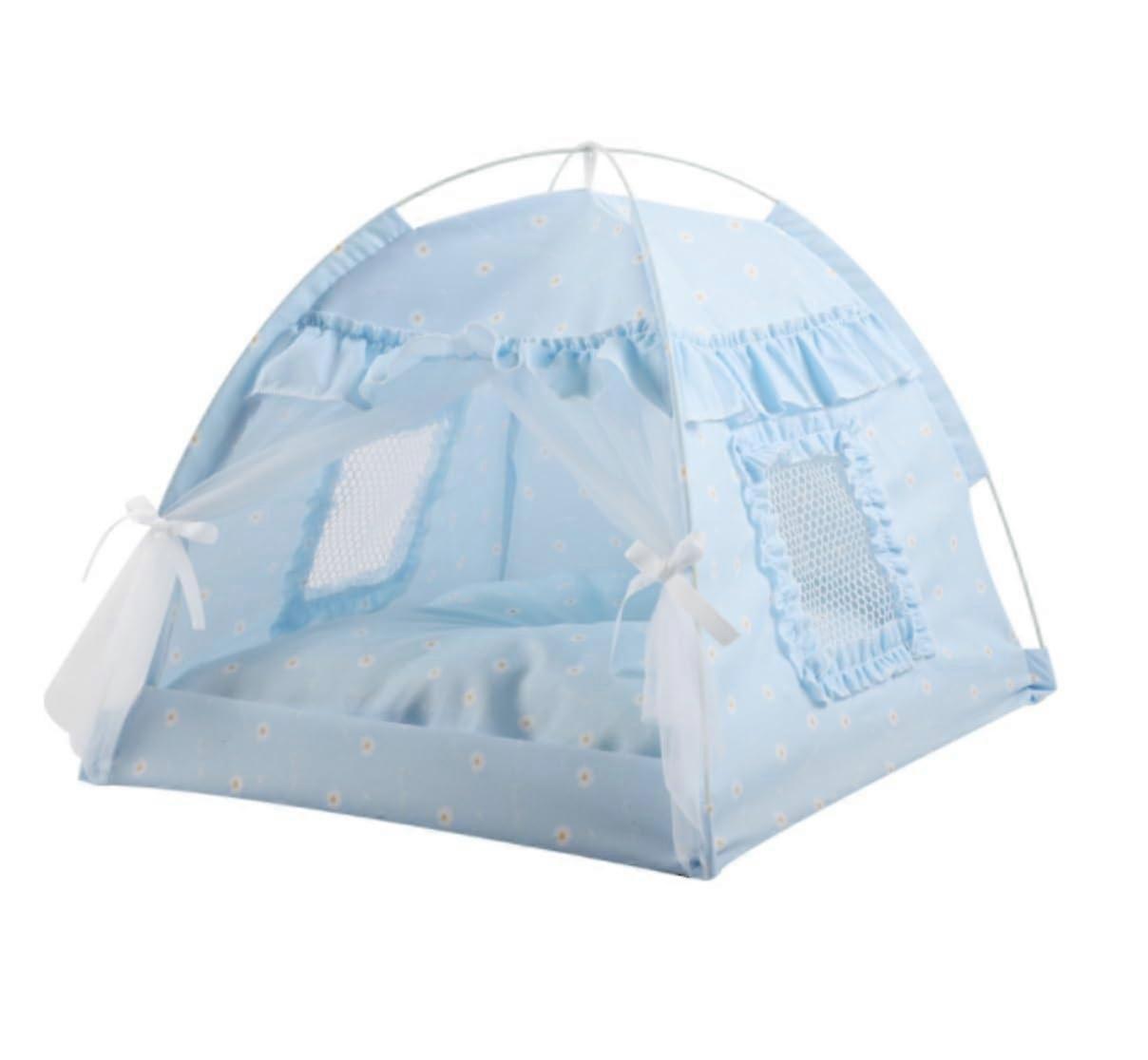 Pet Tent Dog Bed and Cat Bed for Outdoors, Waterproof, Portable, Collapsible, Indoor and Outdoor Use, Pop-Up Beach Bed