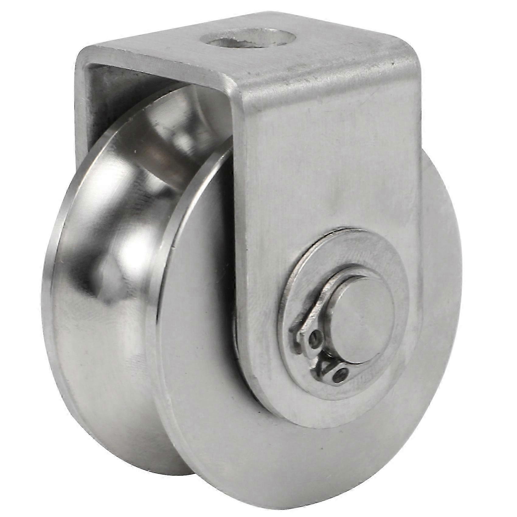 Rulmenți de roți cu role de 2 inci Scripete cu canelură în U pentru material Handling_A