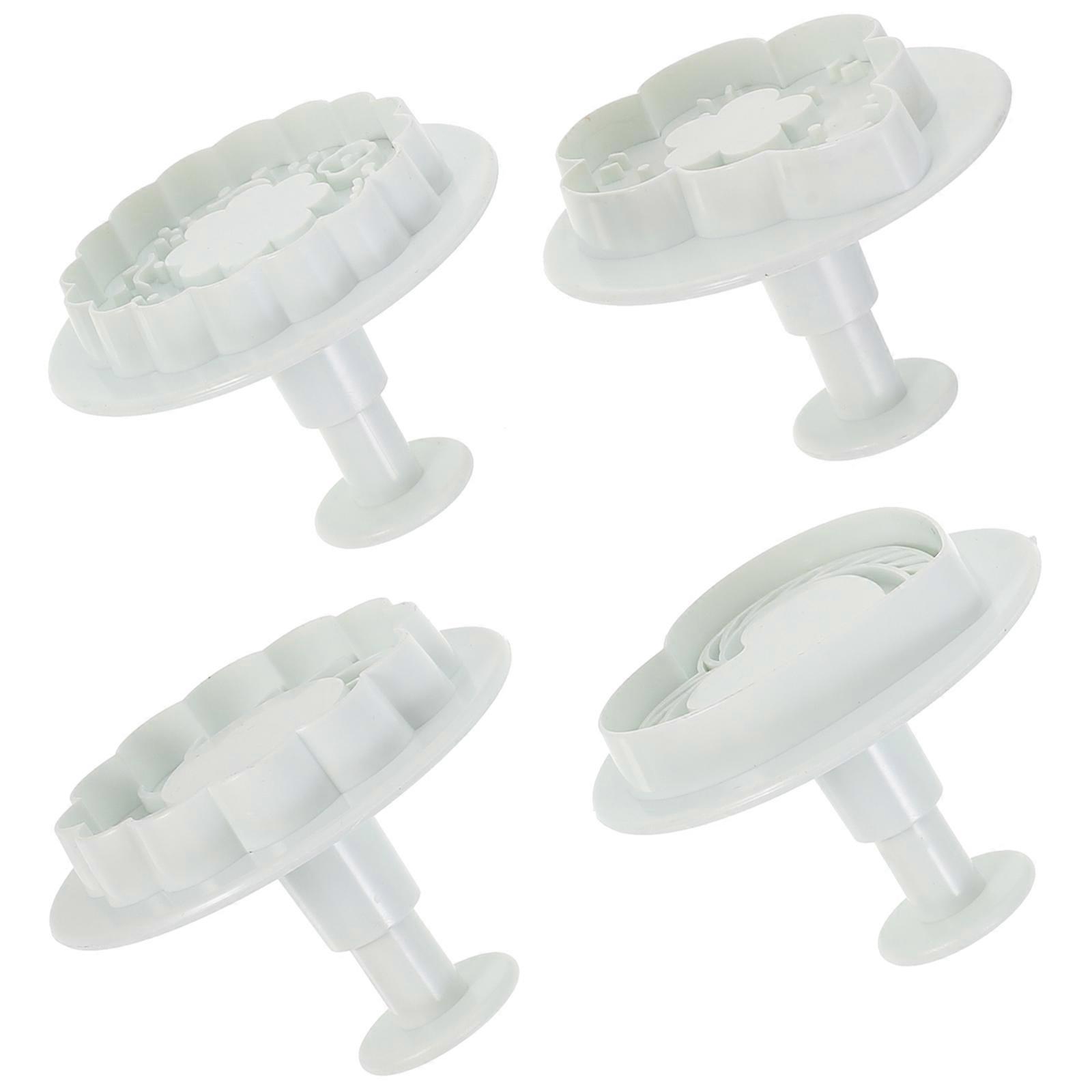 Valentine's Day Fondant Molds Set Baking Molds Home Bakers Fan Leaf Shape