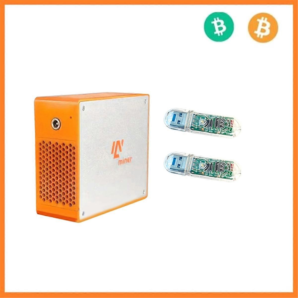 Minero de BTC Solo Miner Crypto+2USB, máquina de minería ASIC, máquina de  minería de
