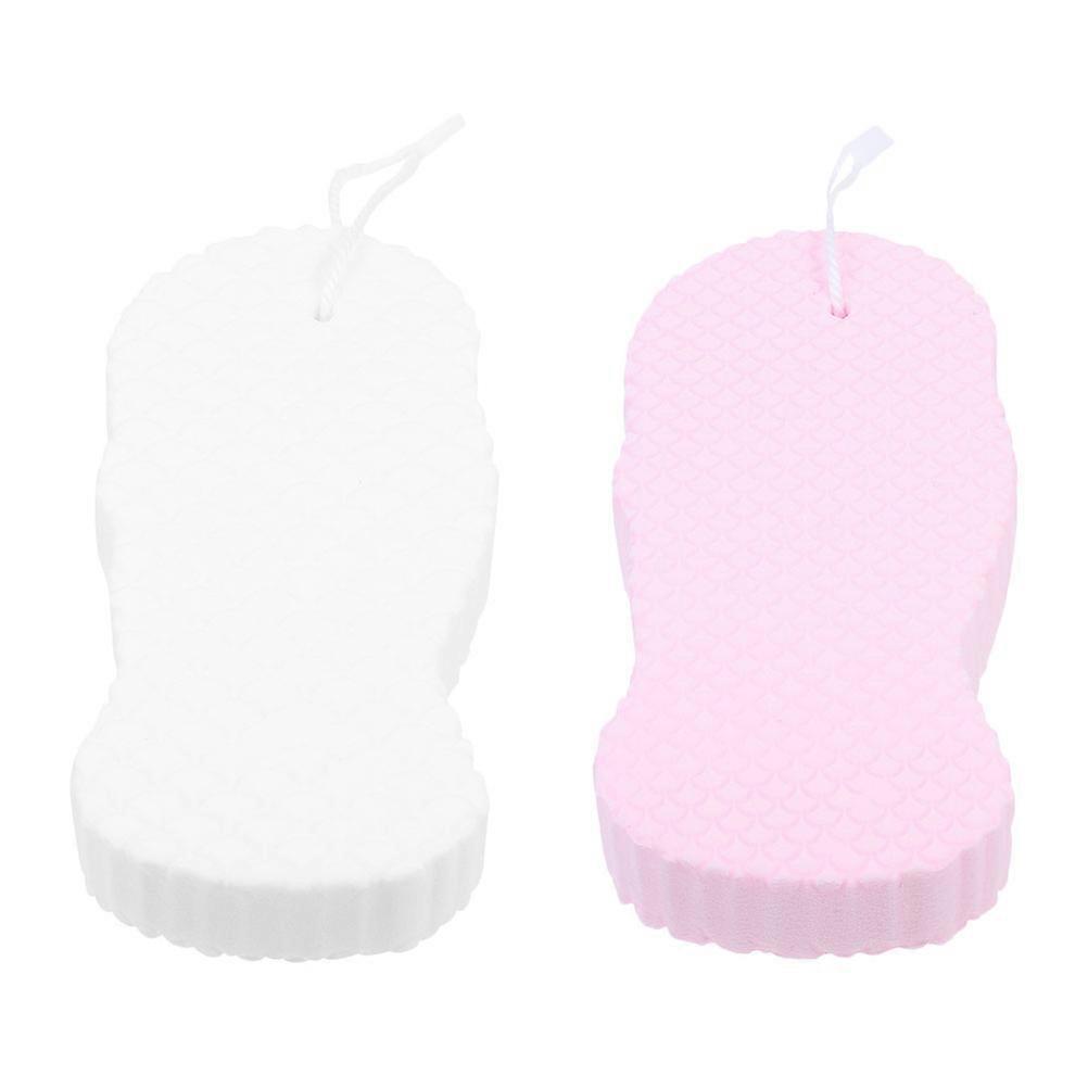 Bathing Sponge Brush Set Exfoliating Shower Sponges for Soft Skin, Gentle Scrubbing at Home or Travel