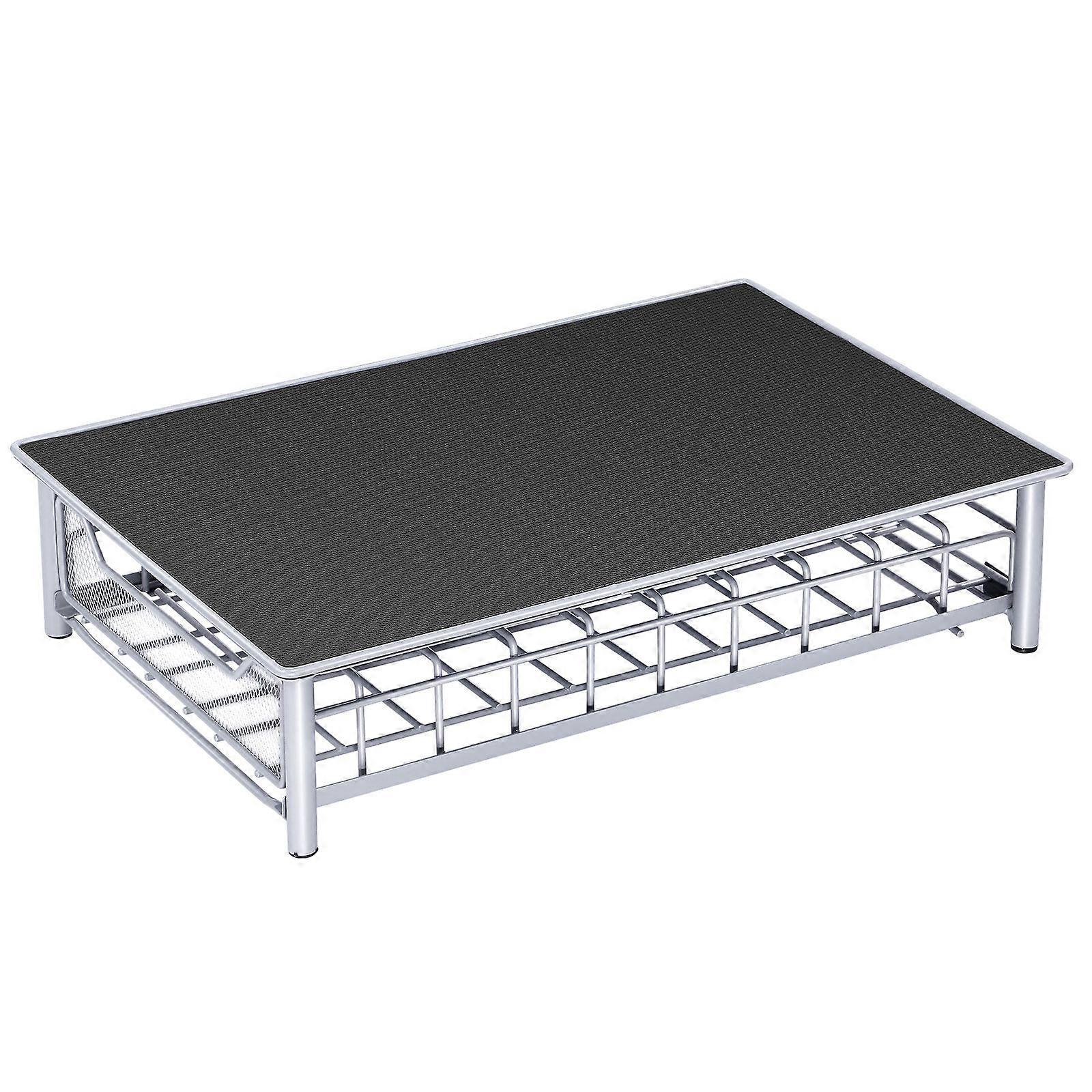 Coffee Drawer Insert Organizer Multiple Slots Design Office Use 42.00X28.00X9.50cm Black 1Pack