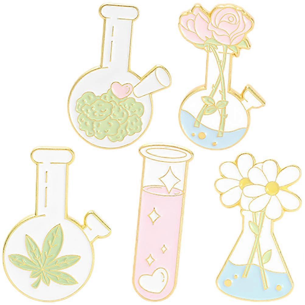 Épingle Dessin Animé Vêtements Pour Vêtements Événements D’affaires Alliage 3x3CM Décoration 5Pcs