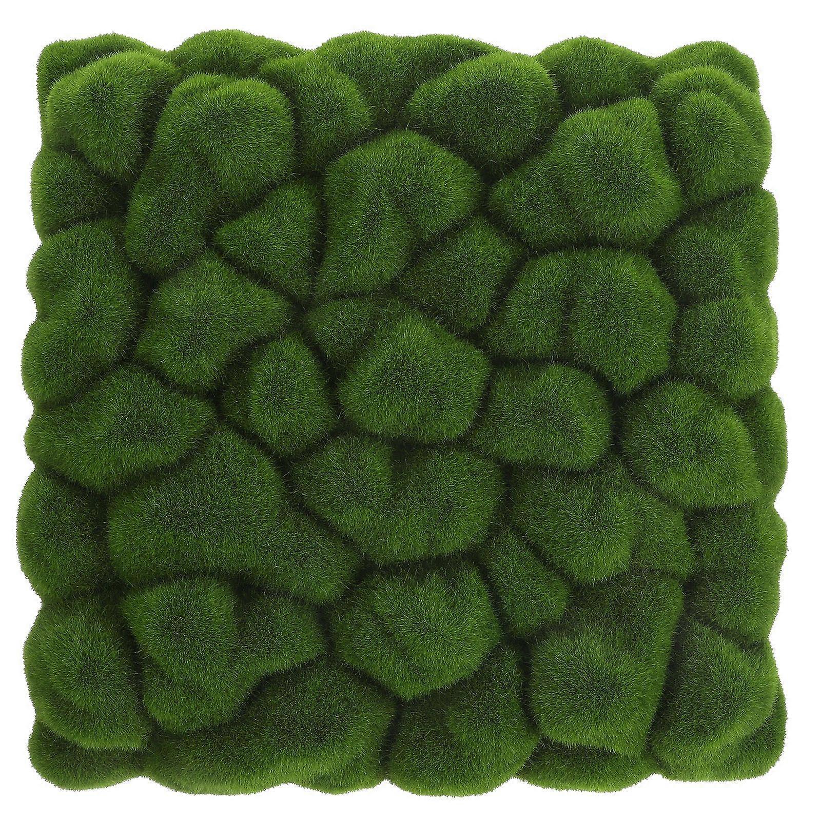 Highly Simulation Moss Backdrop Artificial Mossy Board Wall Pendant for Household Garden