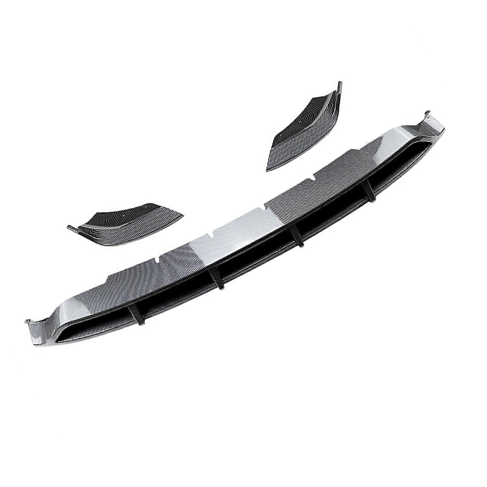 Front Bumper Spoiler Lip For Benz Glc Class X254 2023-up Glc260 Amg Carbon Look