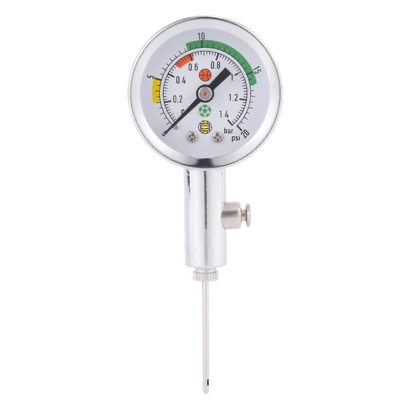 Ball Pressure Gauge for Basketball and Volleyball - Accurate Measuring Tool, Durable Design, Portable Size, Easy-to-Read