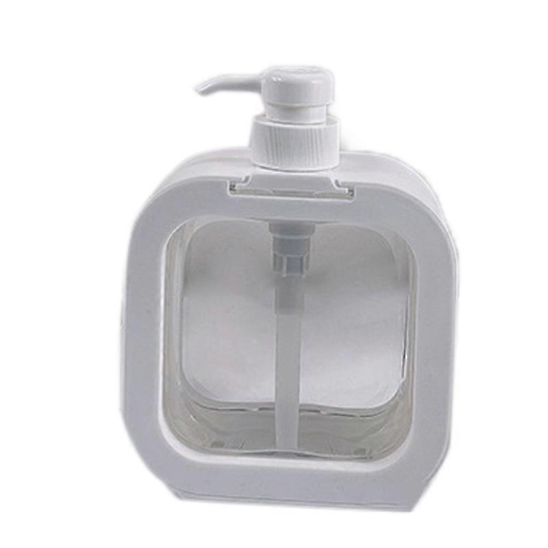 Empty Pump Bottle Odorless Transparent PET 500ml Recyclable Refillable Lotion Dispenser for Travel