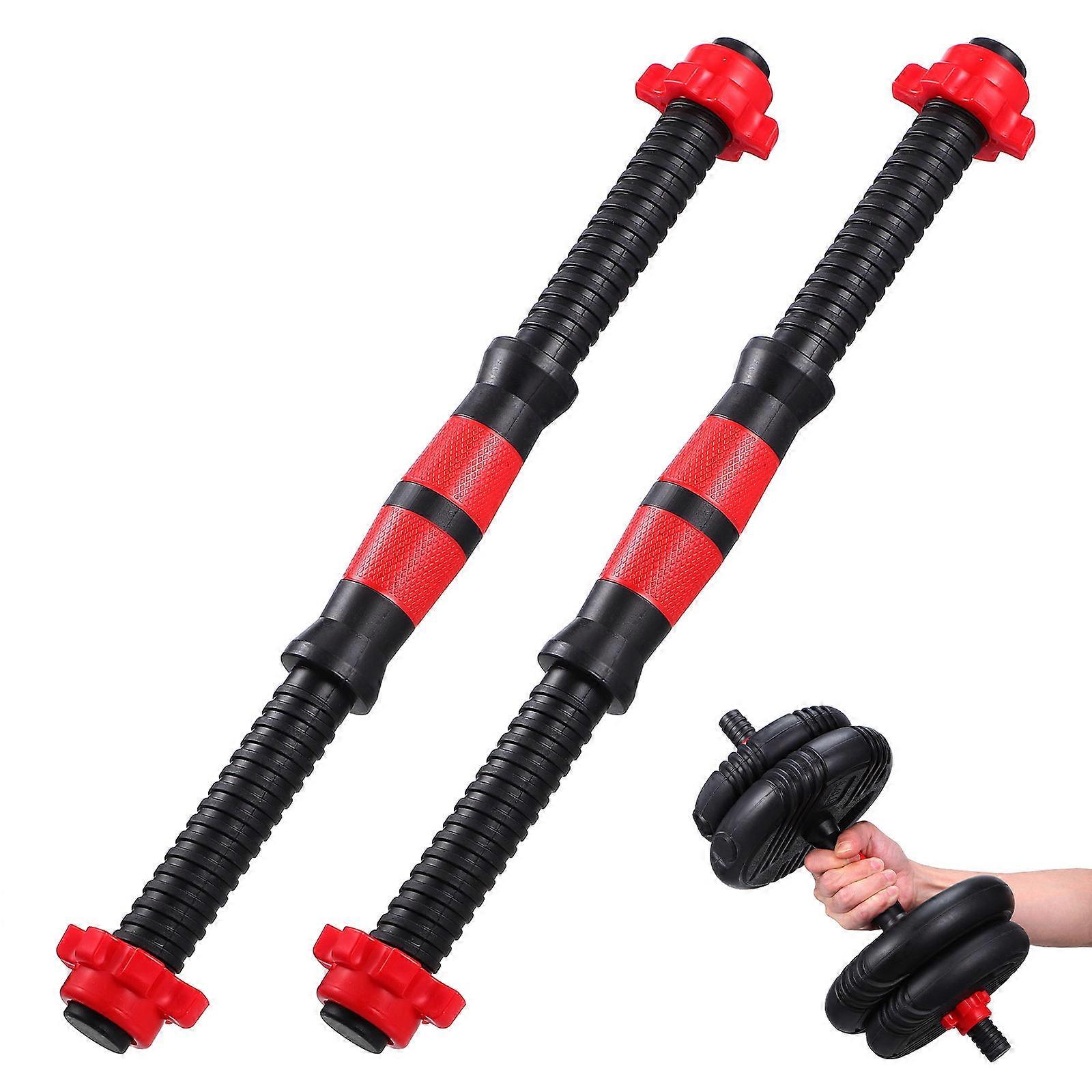 Adjustable Dumbbells Dumbell Bars Weight Lifting 40cm Movement Specific Strength 2Pcs