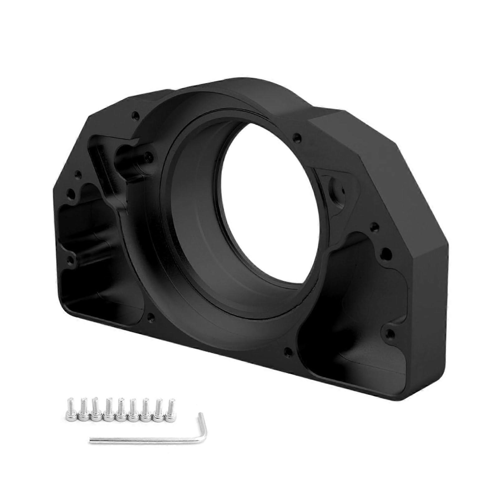 Steering Wheel Aluminum Bearing Stand Support Bracket Compatible with G27 G29 G920 G923 for Competitive Simulation Gaming Black