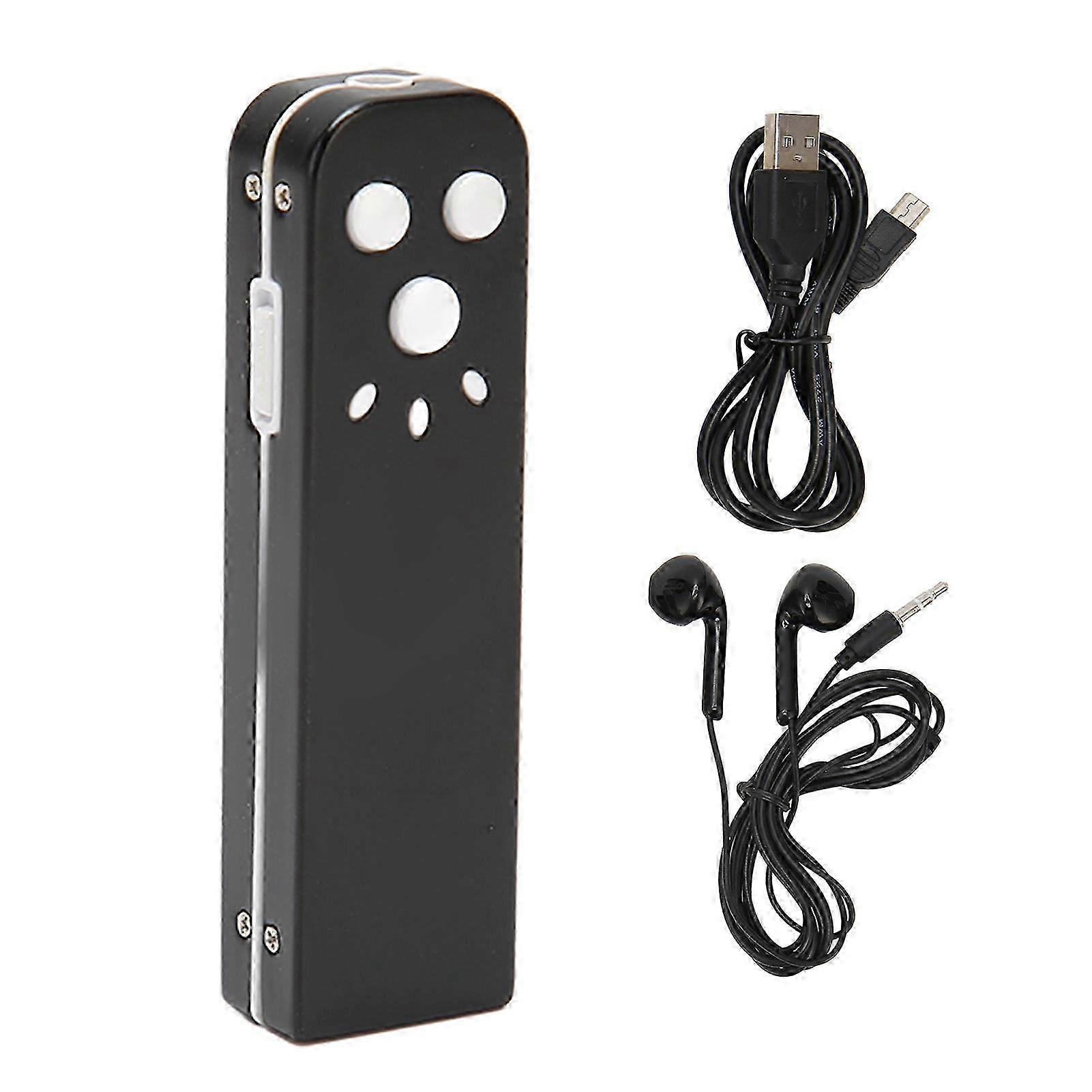 Mini Recorder HD Noise Reduction Small Voice Activated Recorder with MP3 Playback for Meeting Class Interview 8GB--