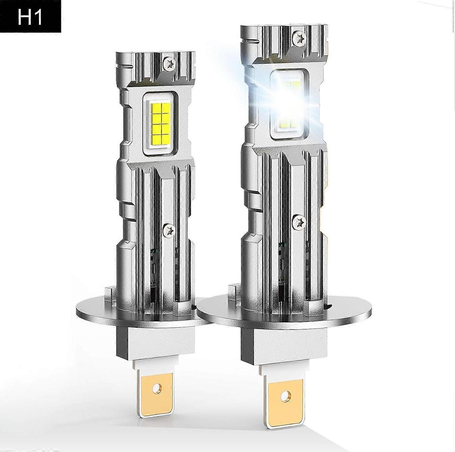 2025 Upgraded H7 Fog Light, 30000LM 800% Super Bright Lighting Bulb, 1:1 Mini Size H7 Bulb with Fan, Off-Road Use or Fog Light Bulbs No Adapter Requir