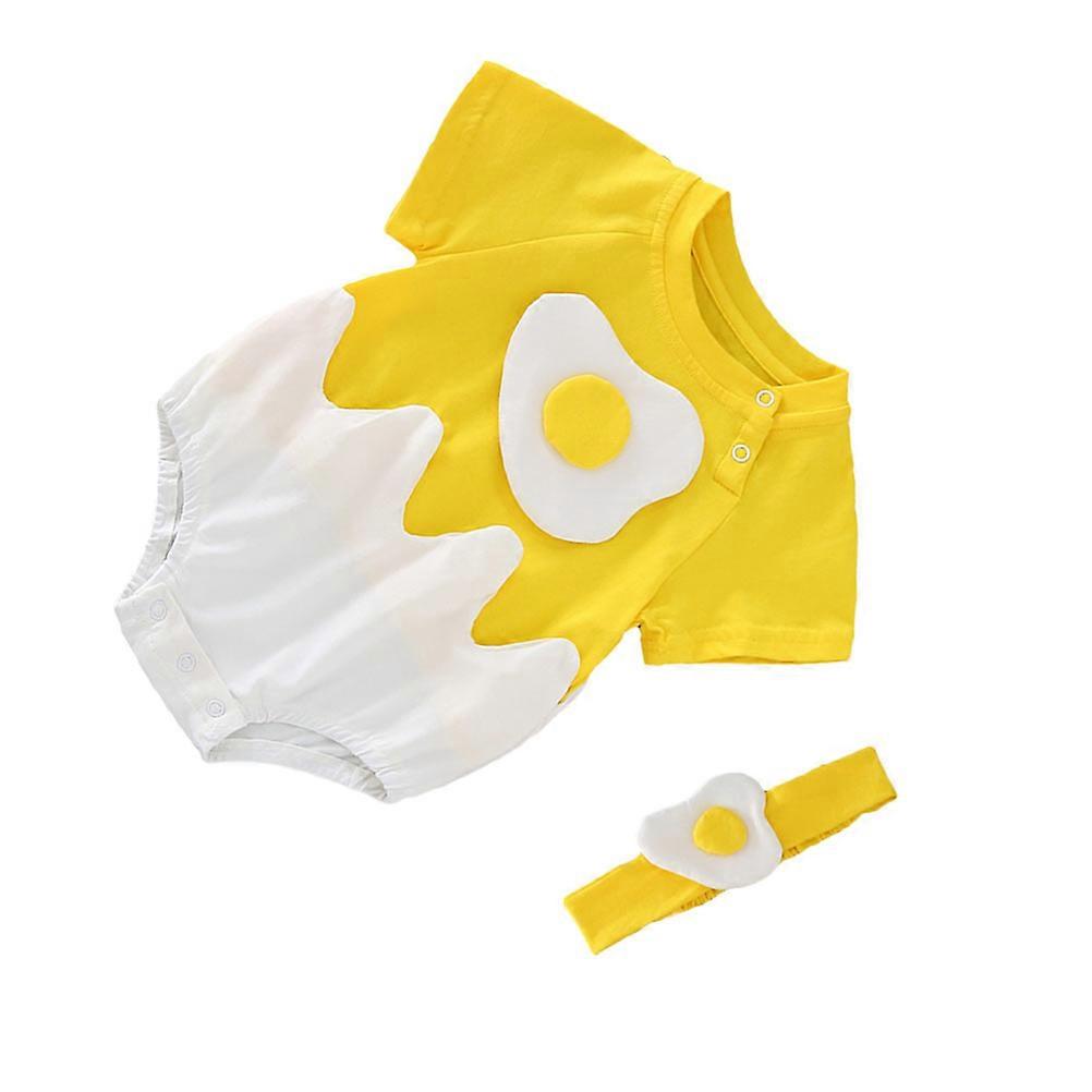 Yenidoğanlar İçin Karikatür Kısa Kollu Bodysuit – Rahat, Günlük Oyunlar, Açık Hava Eğlencesi ve Özel Günler İçin Giymesi Kolay