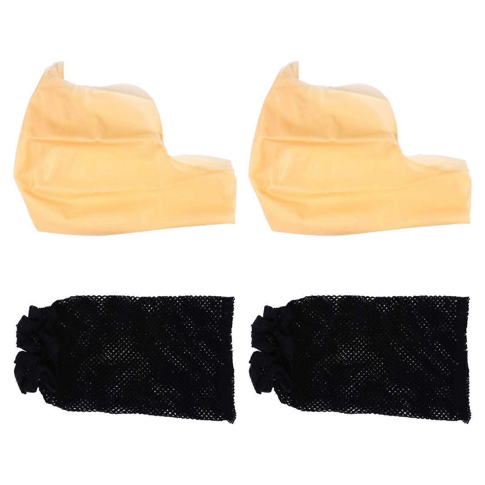 Here's a refined product description for your **4pcs Latex Bald Caps**, tailored for use in marketing, listings, or packaging:
**4PCS Latex Bald