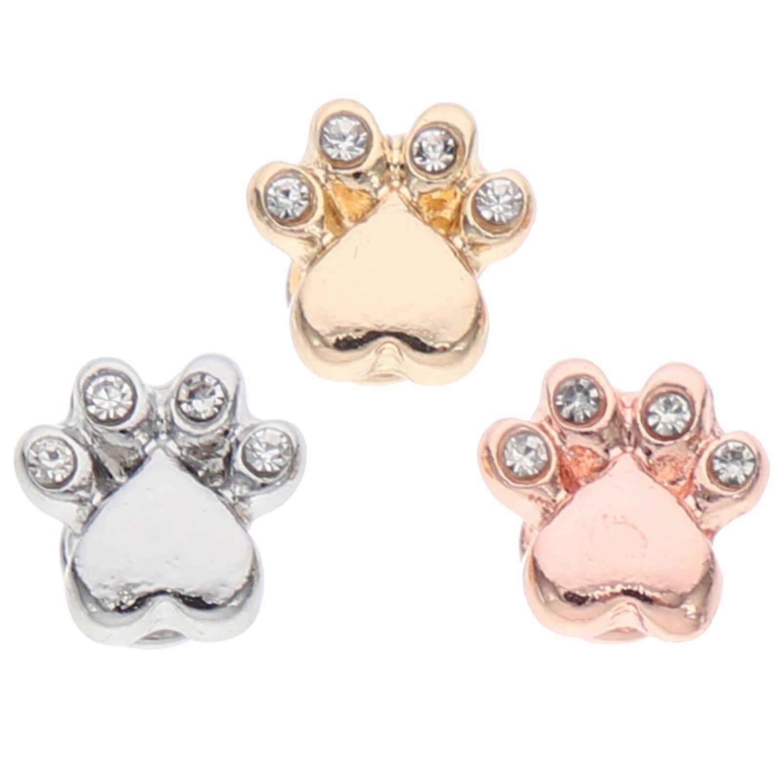 3pcs Decorative Watch Band Charms for Women – Stylish, Durable Replacement Charms in Gold, Silver, and Rose Gold to Enhance Your Wristwatch Design