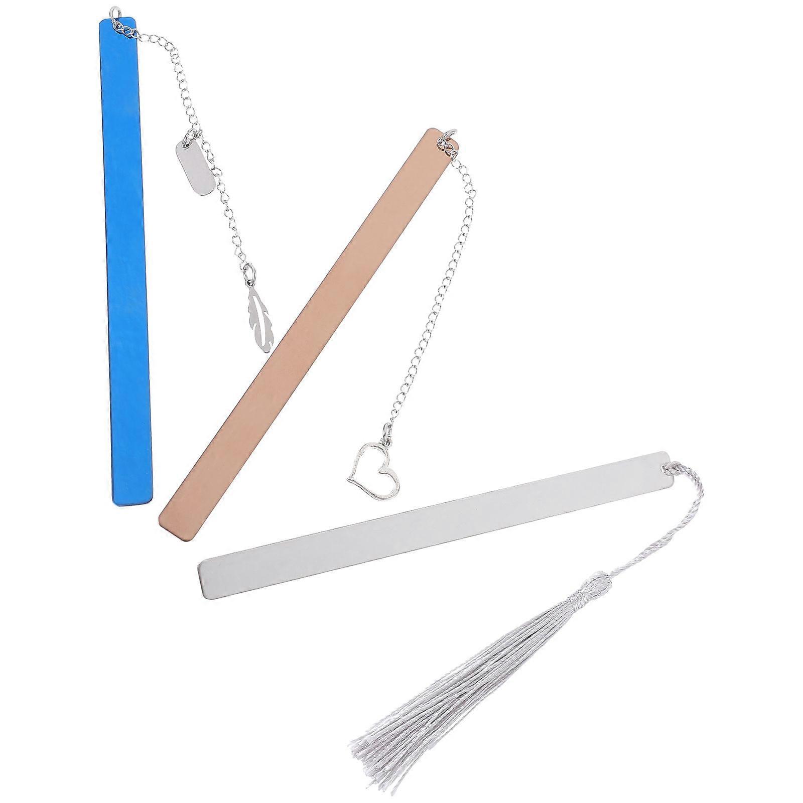 Classic Bible Bookmarks with Zinc Alloy and Stainless Steel Material 3pcs Assorted Color bookmarks