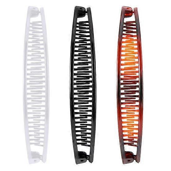 45357 Pieces Banana Clip Women Classic Hair Comb Set with Rotating End Easy to Use Banana