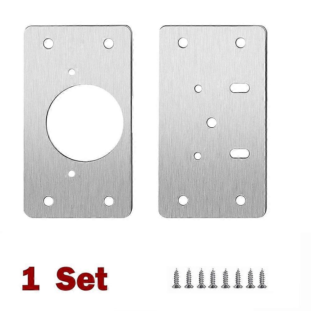 Close Hinges Plate Hinge Cupboard Door Fixing Stainless Steel