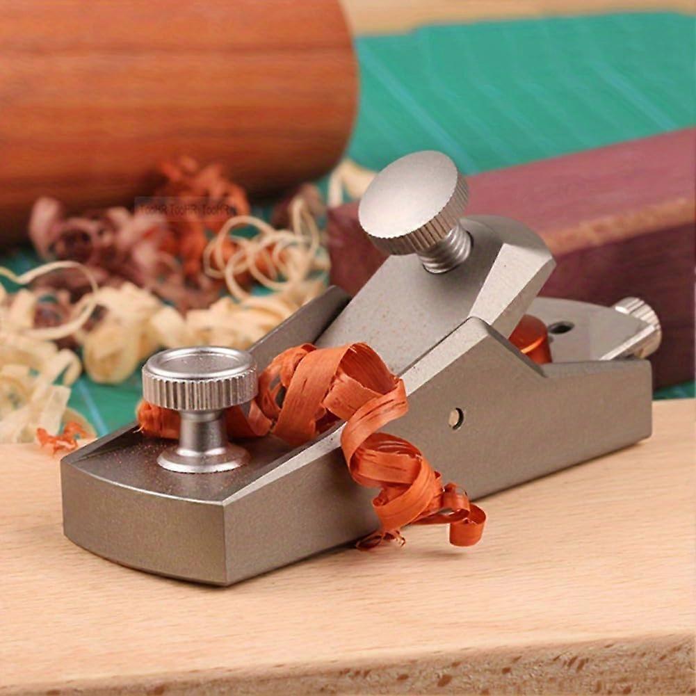 Mini Woodworking Planer - Small Hand Planer Made of Aluminum Alloy for Guitar Plate Edge Cutting and DIY Projects