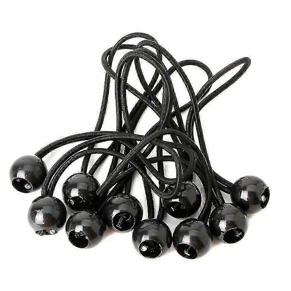 50pcs Σκηνή Υψηλή Ελαστική Ball Bands Πλαστικά Ball Head Bungee Κορδόνια Τραμπολίνο Ζώνες αποσκευών Γραβάτα Σκηνή [UE