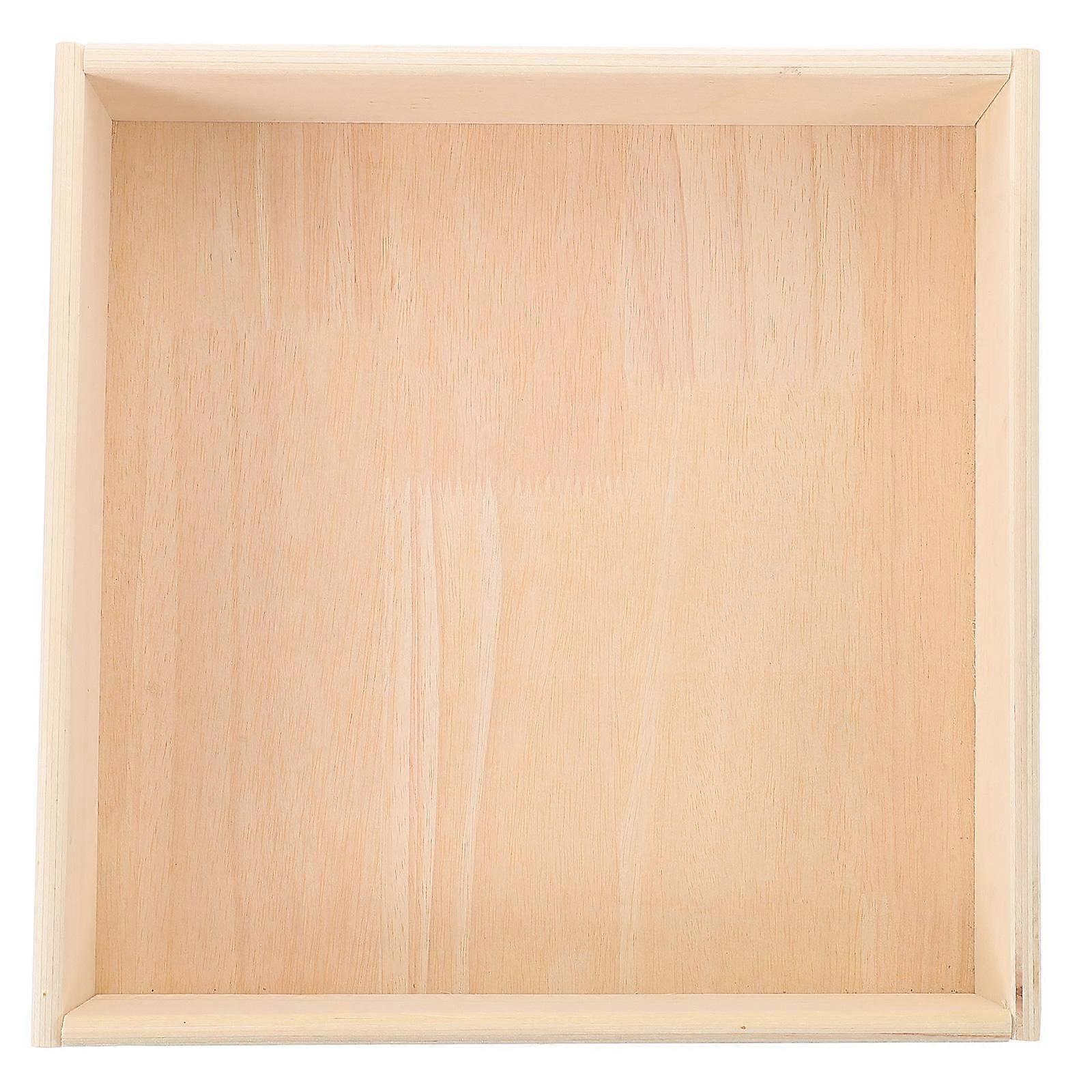 Compact Portable Wooden Sand Tray for Indoor & Outdoor Play – Mini Desktop Sandbox for Creative Sensory Activities, Easy Storage, Fun