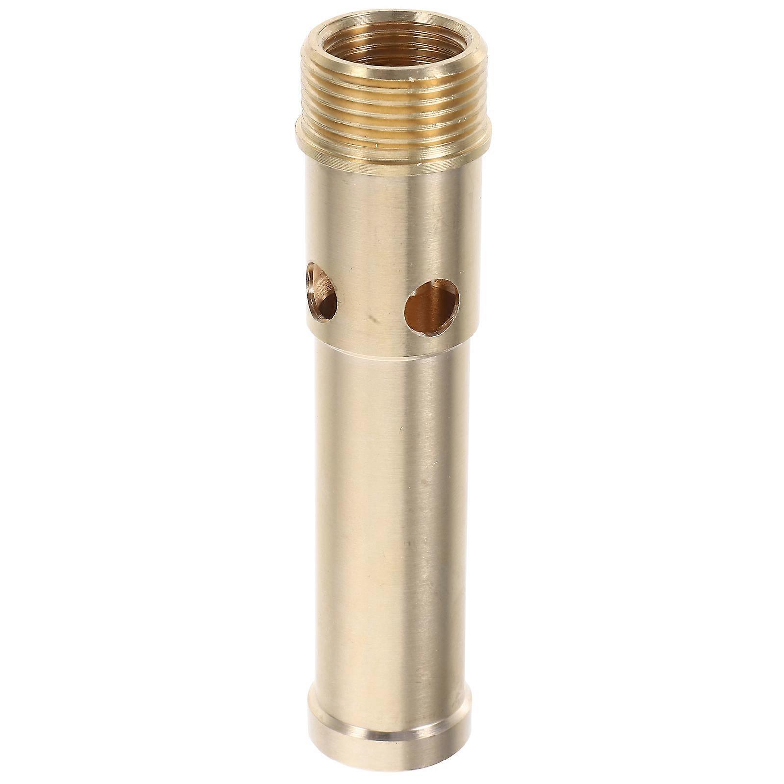 Copper Fountain Nozzle with Golden Finish for Outdoor Garden Pond Oxygenation and Aesthetic Water Landscape 2.5 inches