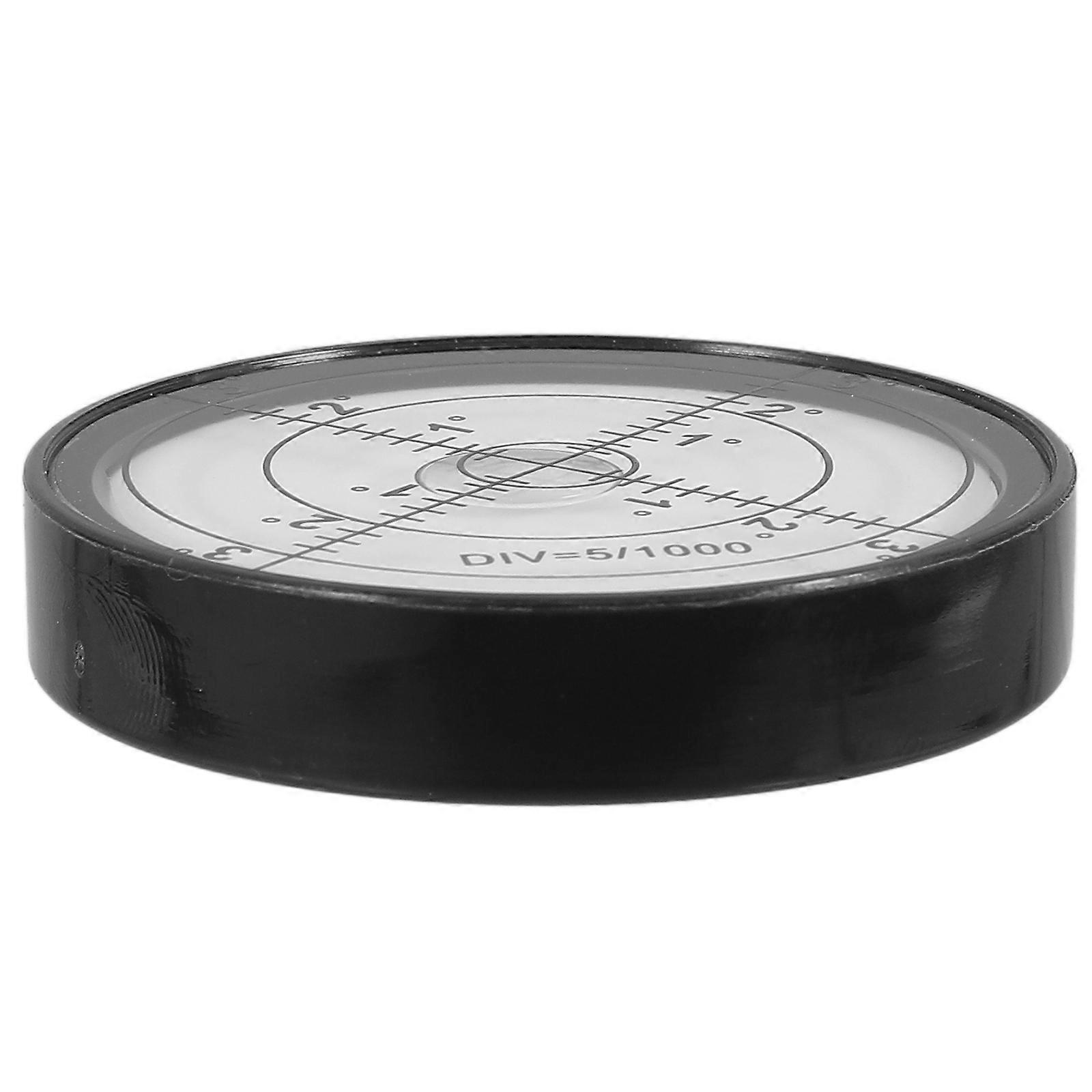 Circular Bubble Level Engineering Leveling Tool For Mechanical Manufacturing Acrylic Shell Design 6.00X6.00X1.20CM 1Pack
