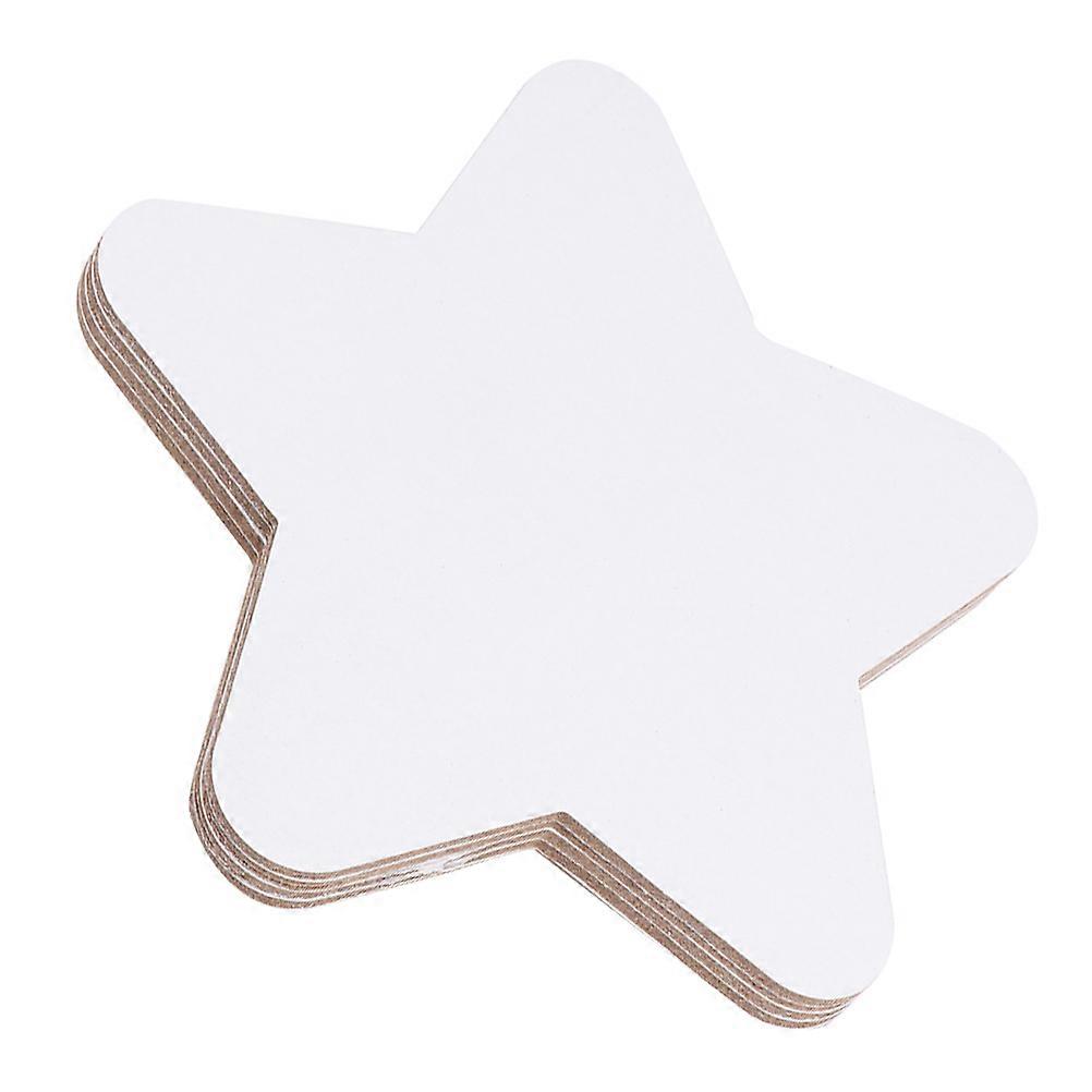 White Blank Canvas Boards for Painting with Star Pattern Ideal for Acrylic and Oil Art Supplies Set of 4 Mini Canvas Panels