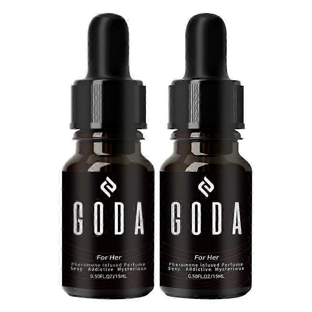 2025 1-5X GODA フォー ハーズ フェロモン パフューム ウィメンズ -15ml/0.50 液量オンス - ジャスミンとローズのロングサストウミング ウィズ メディース フレグランス - フローラル パフューム オイル ウィズ S