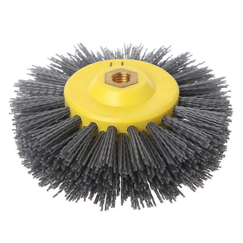 Polishing Materials Abrasive Wheel Brushes Flat Shaped For Rotary Tools Machining Process Nylon 1Set