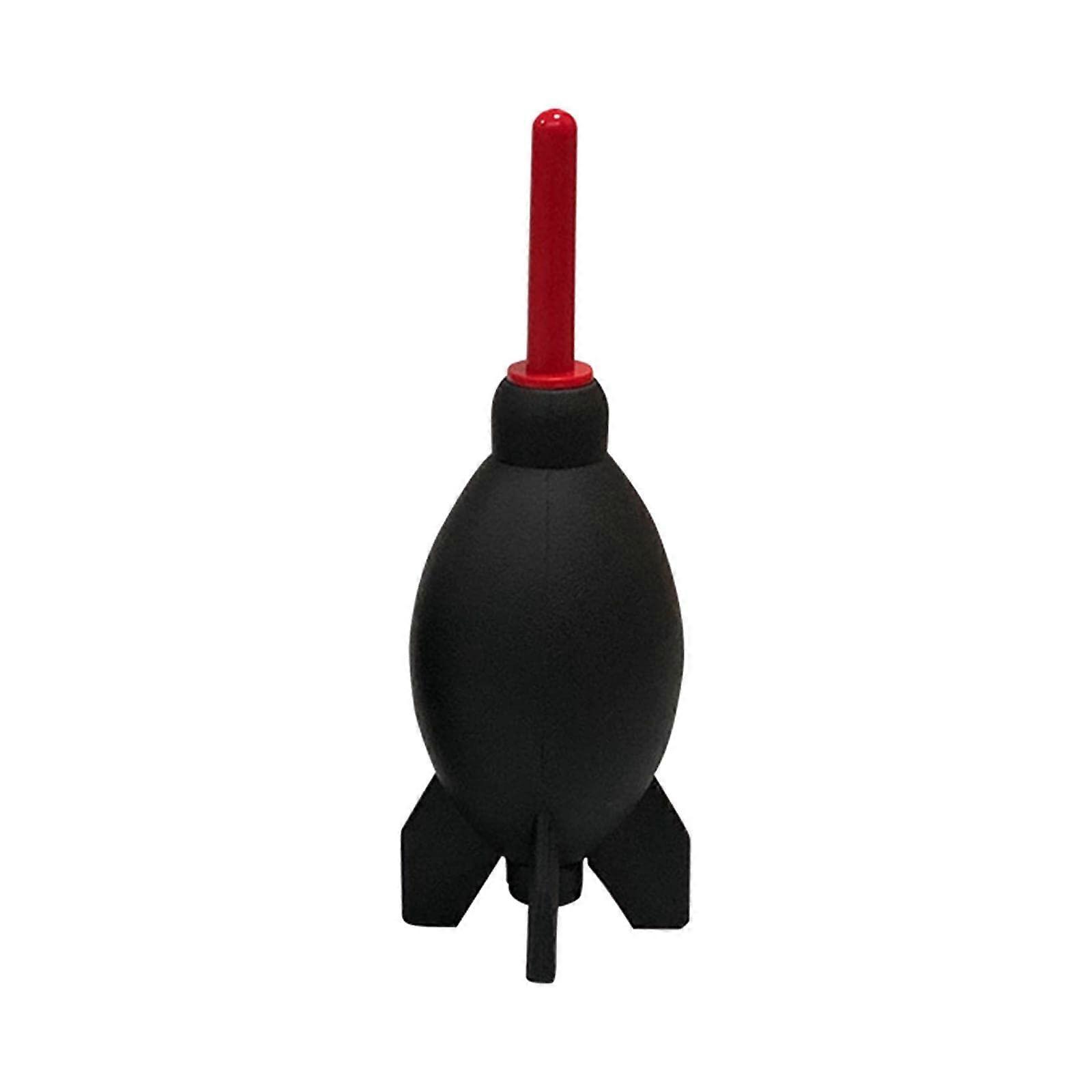 Rocket Air Duster Tool, Durable Dust Cleaning Accessories, Air Dust Blower Pump Cleaner, Rubber, Rocket Shape, Air Blower for Camera Lens, Red