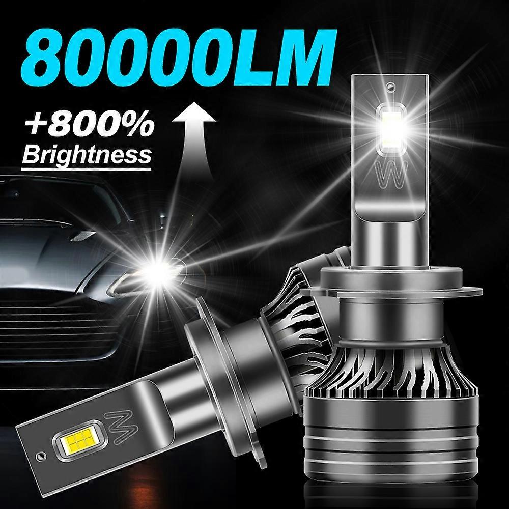 2x 300W 80000LM H1 H4 H7 H11 LED Headlight Bulbs 9005 HB3 9006 HB4 H8 H9 Turbo Car Headlamps 6000K Headlights Bulb For Auto Lamp