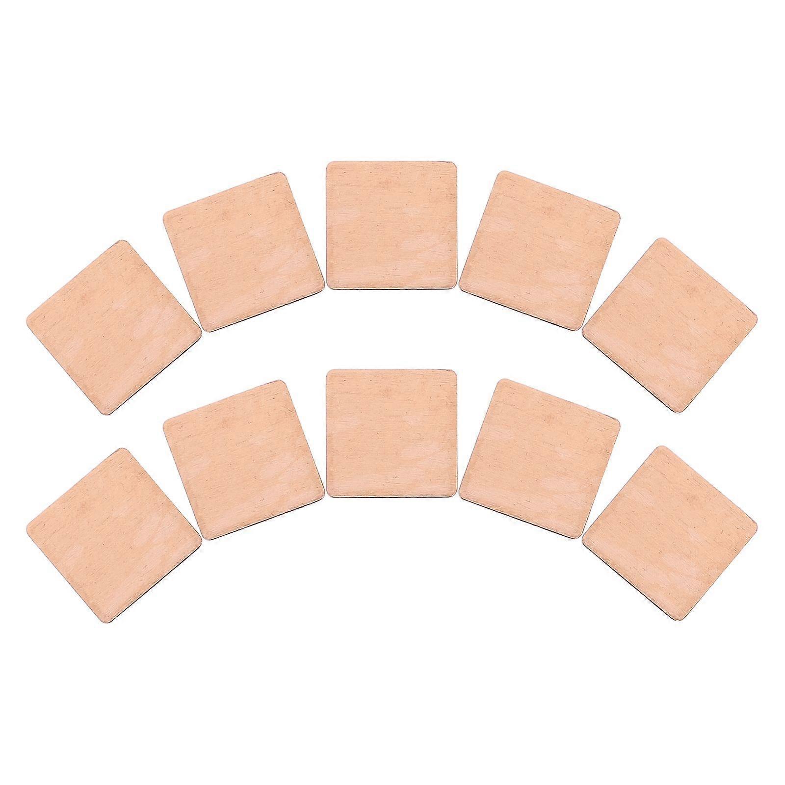 Copper Thermal Pad For Desktop Computer Laptop Cooling Components 10Set