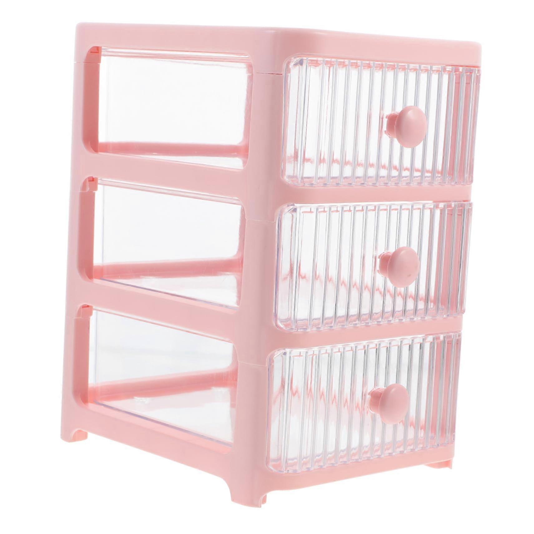 Multifunctional desk organizer storage box with multiple compartments for cosmetics, office supplies, and small items multitiered
