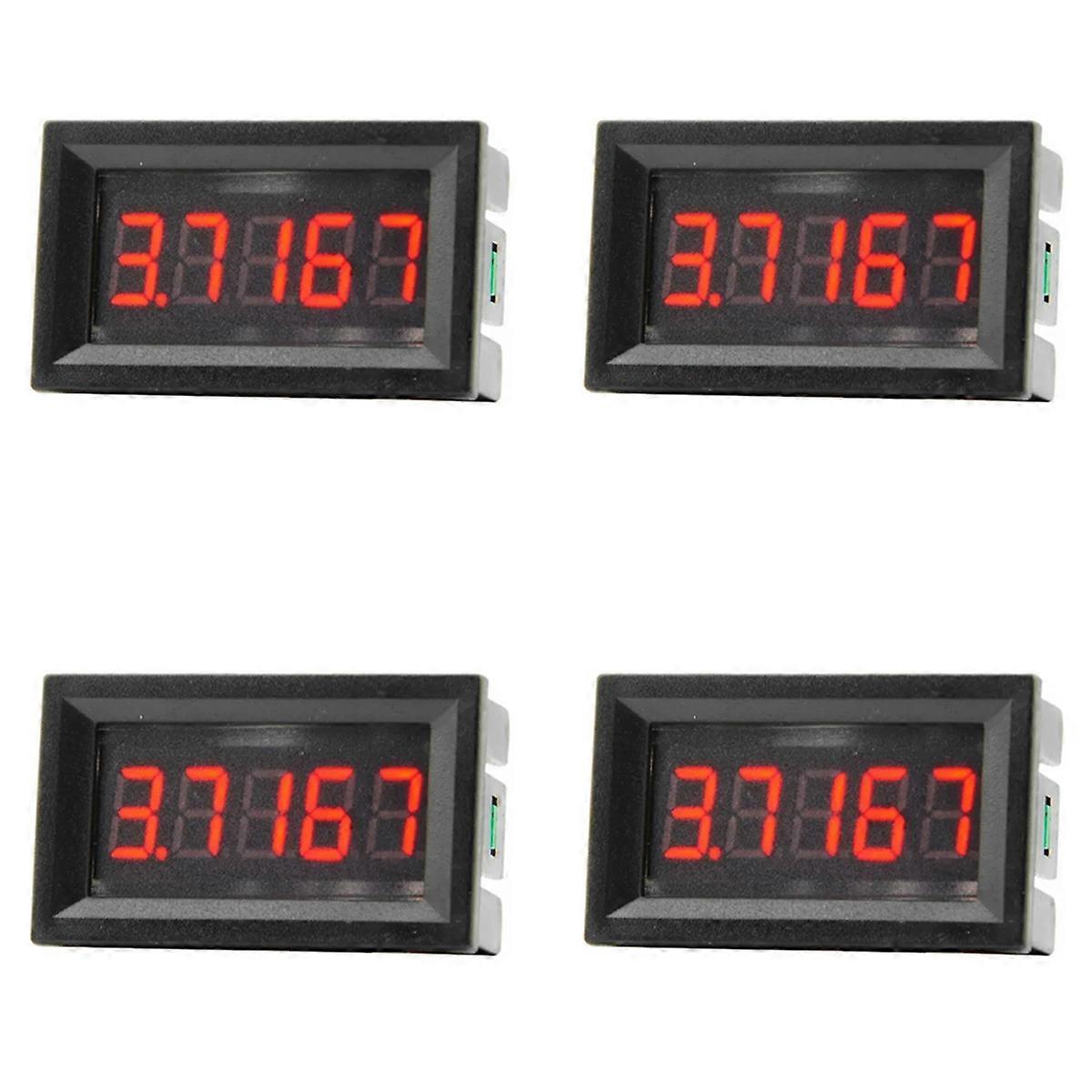 4X Digital 0.56Inch LED Display 5 Bits DC 0-33.000V Voltmeter Voltage Meter Tester