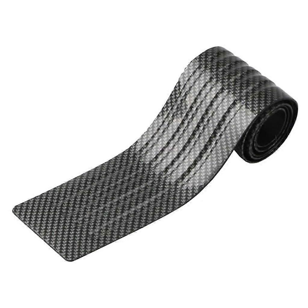 Car Boot Sill Protector for Alfa Romeo Stelvio Quadrifoglio, AntiScratch Bumper Protection, ACarbon Fibre
