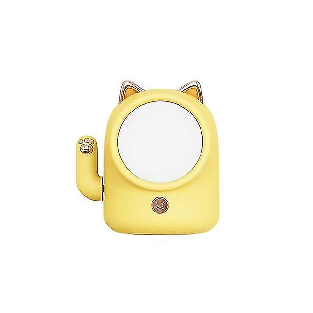 Touch Dimmable Usb Charge Lucky Cat Lampe (jaune)
