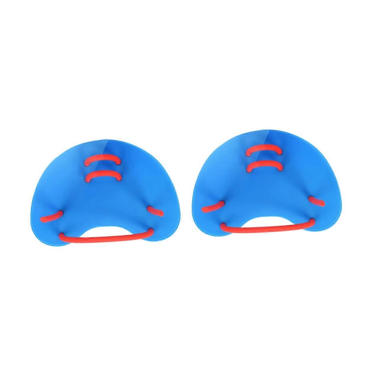 Swimming gloves with webbing, adjustable strap, ergonomic design, durable waterproof material, training aid for adults
