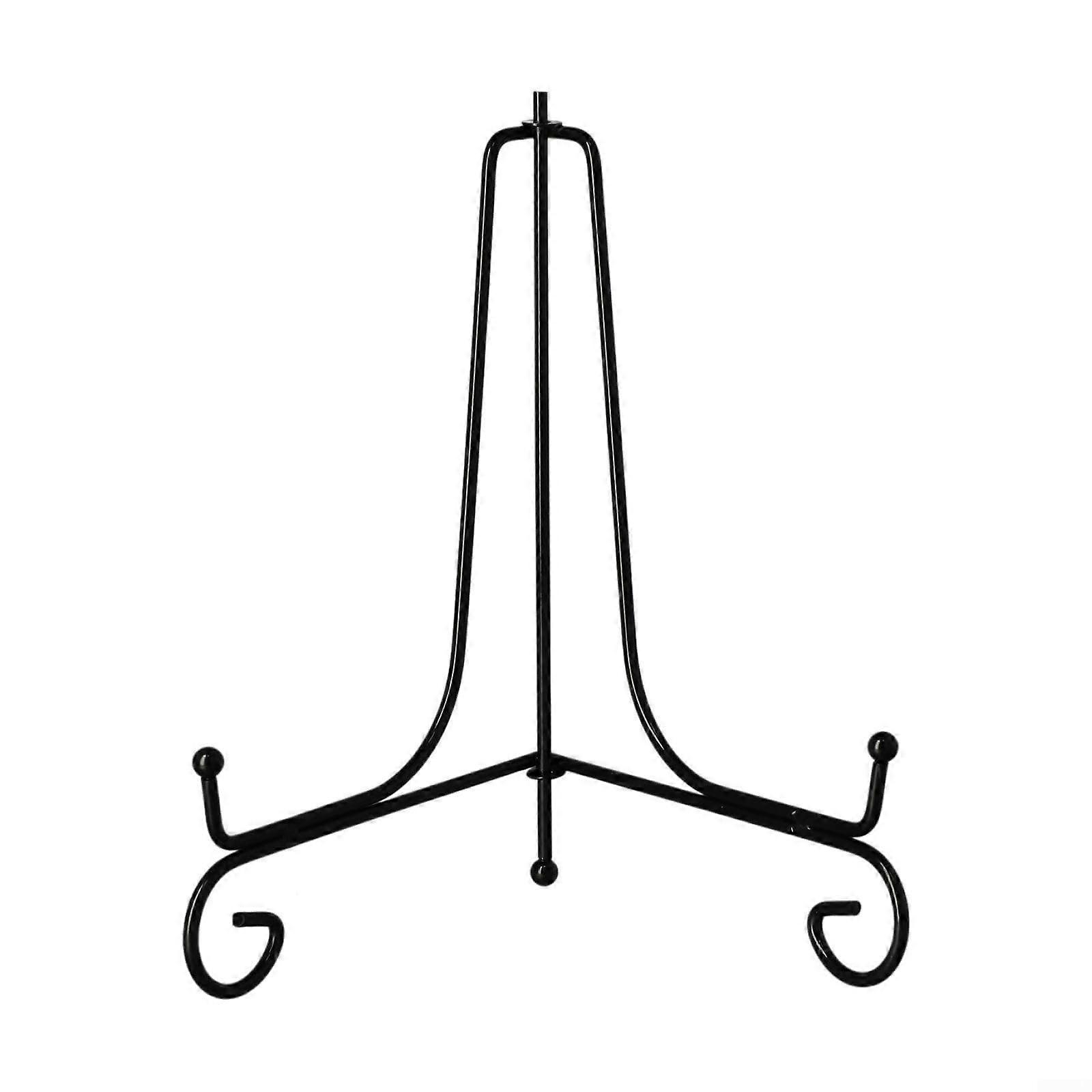 Adjustable iron shelf for displaying plates and photos, with adjustable holders for books and artworks (20.3 cm).