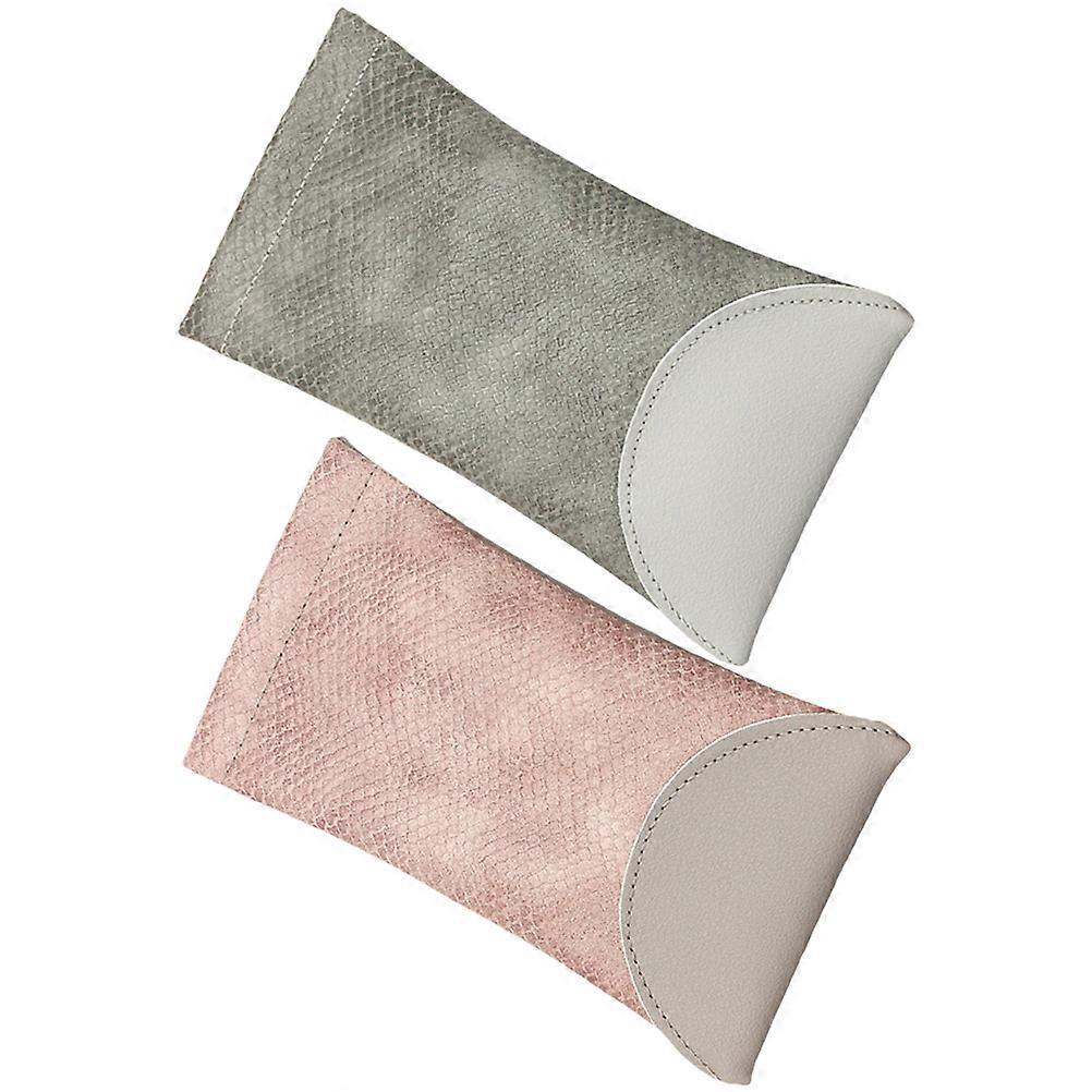 Glasses Sleeve for Storage with Assorted Color Options and Workmanship 2Pcs