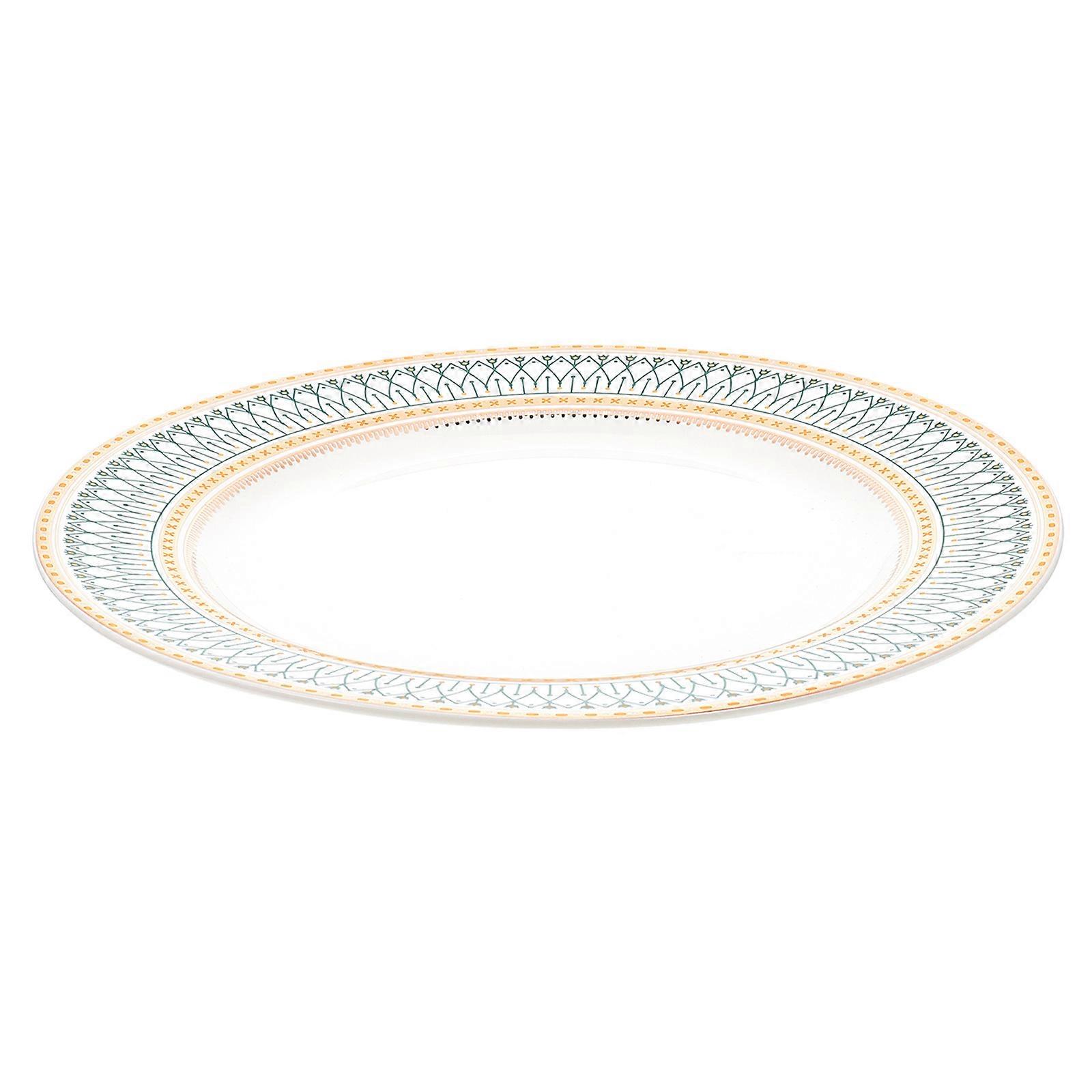 Ceramic Platter European Style Food Tray Square Design Easy to Clean Perfect for Gifting 1Pack