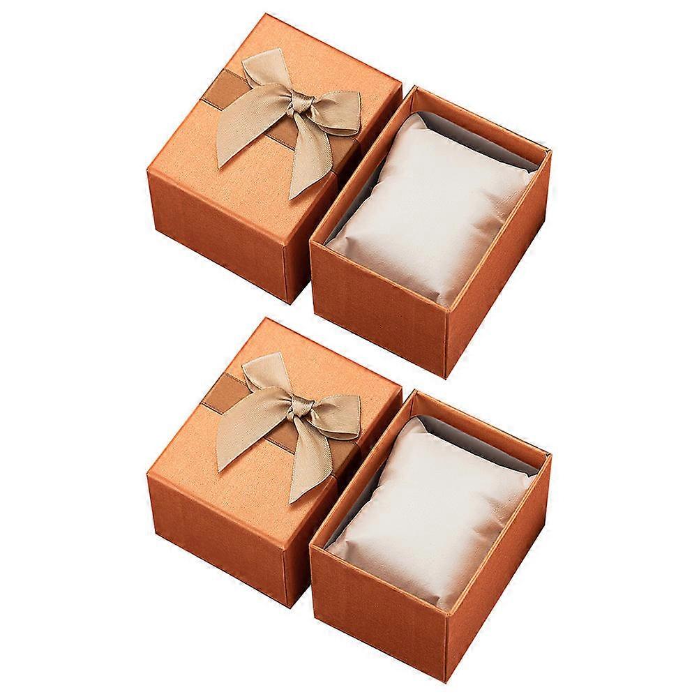 Decorative Present Box Jewelry Organizer Suitable For Displaying Small Items 10X7.8CM 2Pack