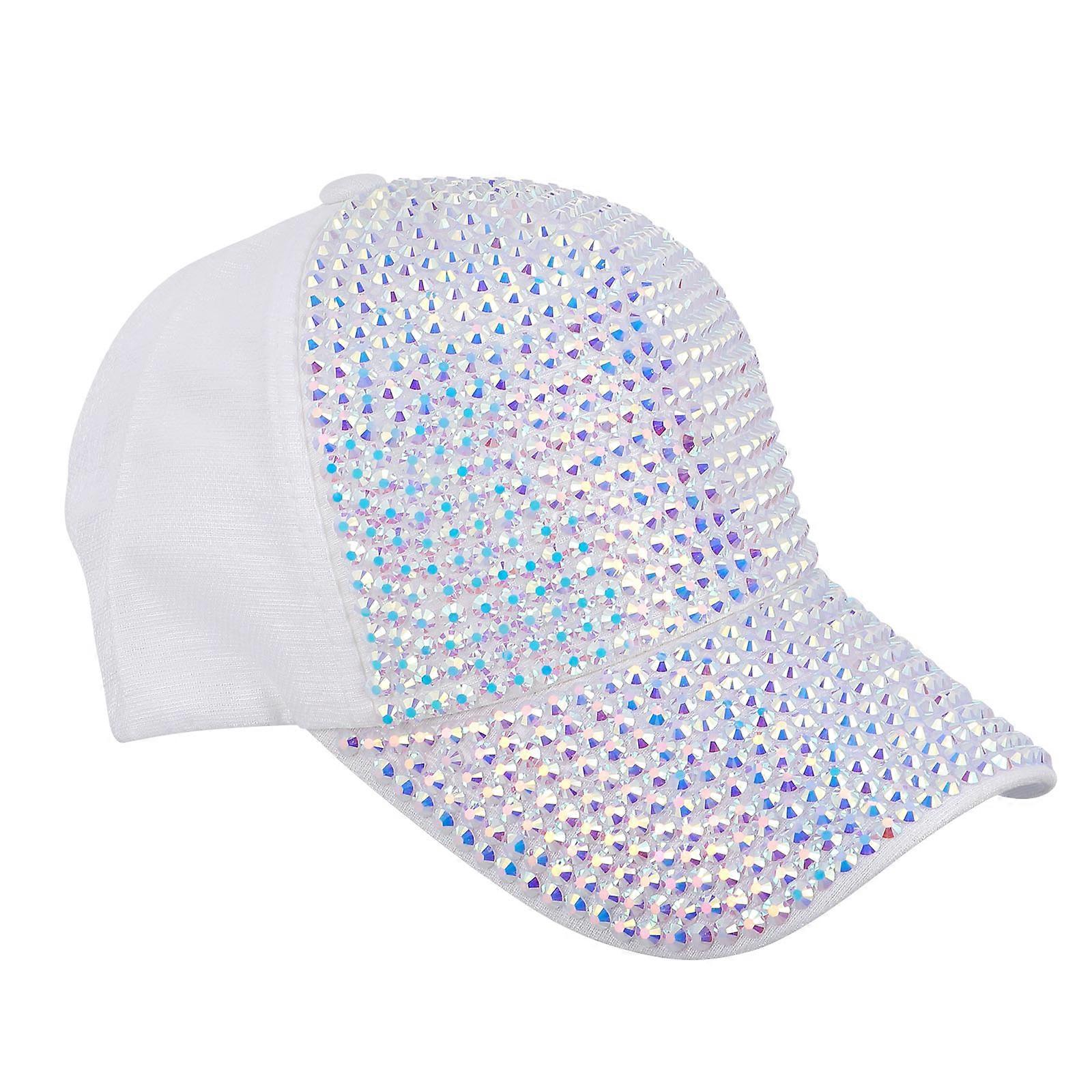 Stylish UV Protection Baseball Hat Designed For Men And Women In White With 1Pack