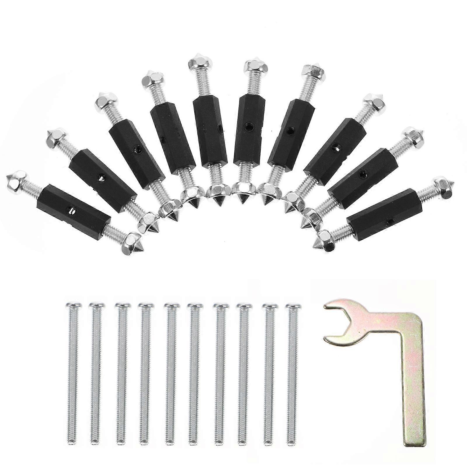 10pcs 86 Type Cassette Repair Kit Includes 1pc Spanner and 10pcs Screws