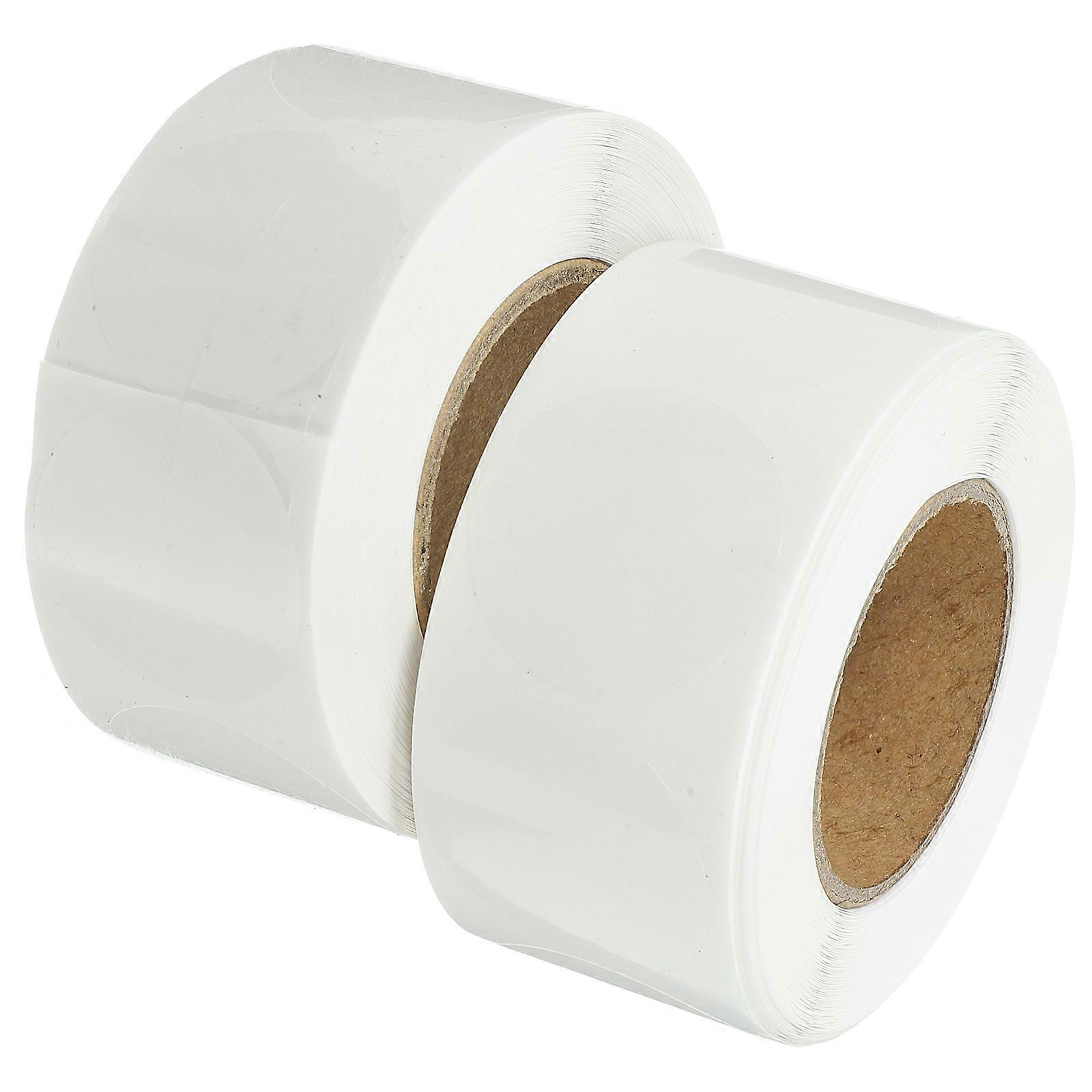 Clear Adhesive Dots Rolls Removable Stickers for Organizing, Envelope Sealing, Storage Jars & Seasoning Classification