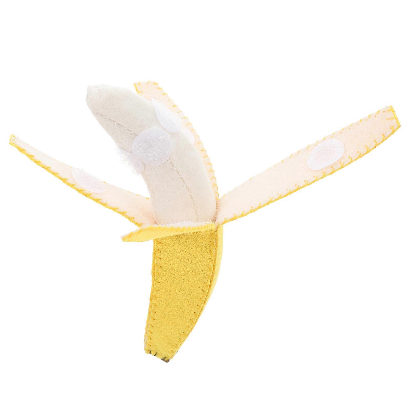 Creative Non Woven Banana Fabric Accessory for Birthdays, Holidays, Compact Design for Fruit Themed Fun